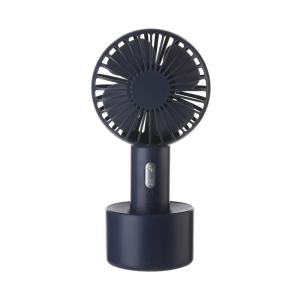 Ventilador portátil recarregável com base de suporte, bateria de 2000 mAh, rotaç