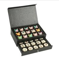 Black Art Paper Customized Gift Box Magnetic Packaging Boxes For Food And Candy