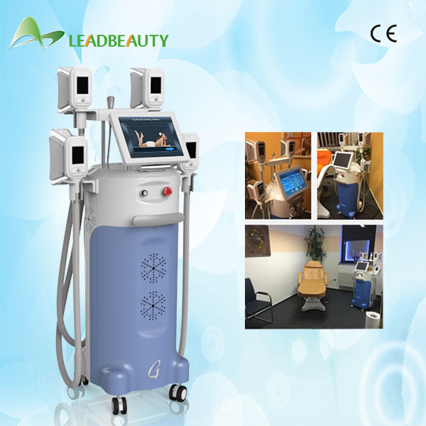 Professional 3 handpiece cryolipolysis fat freezing / cryolipolysis slimming machine