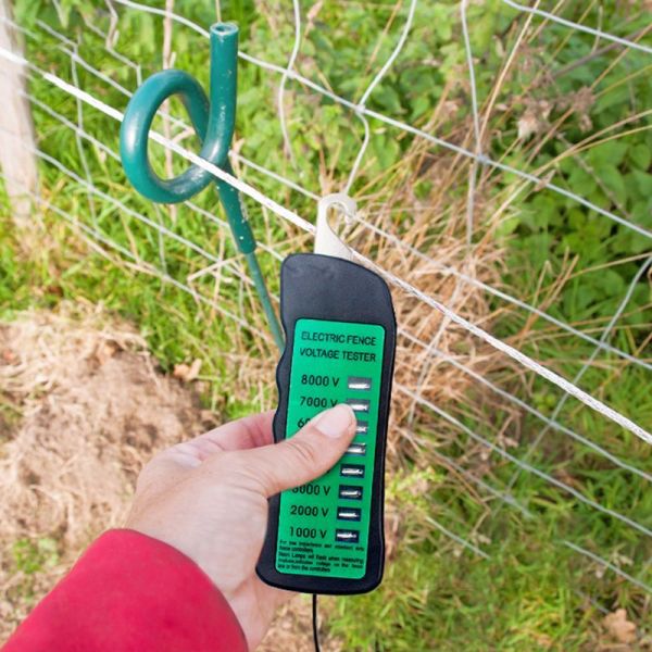 Wuxi Imhoo Electric Fence Tester 1000V to 8000V Pulse Voltage Measurement Fence Controllers for Electric Fencing Equipment