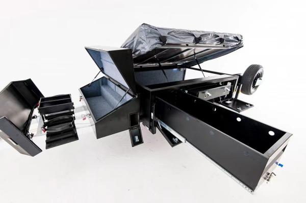 Caravan Tent Trailer With Integrated Kitchen Independent Suspension All Terrain Travel