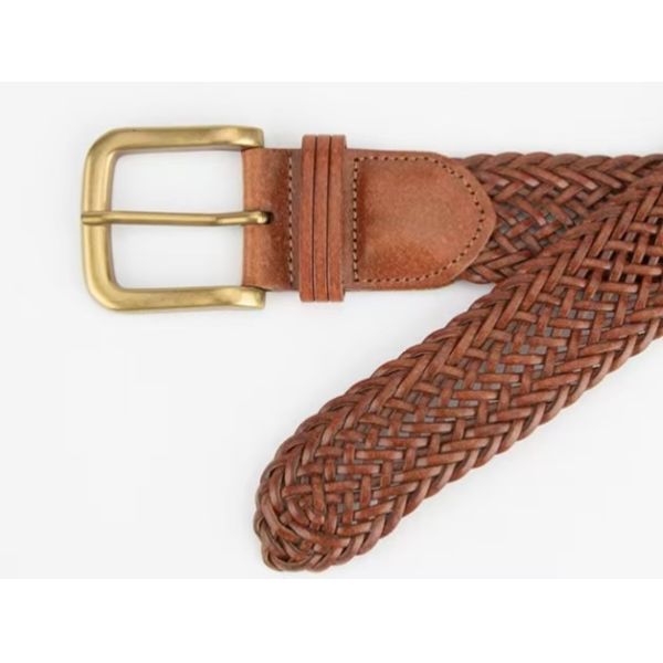 Niche, hip-hop, Instagram style, fashionable woven belt, bohemian, versatile, hole-free belt