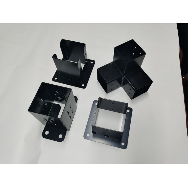 Mejorar su juego de pérgola con 3-Way Esquina de ángulo derecho de extensión soporte 6 * 6 Arbours