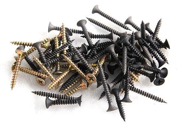 DIN18182 Dry Wall Screws Crosshead Black Phosphated Medium Carbon Steel Material