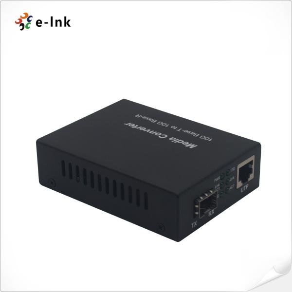 Fiber Media Converter 10G Base-T To 10G Base-R SFP Port Ethernet Media Converter