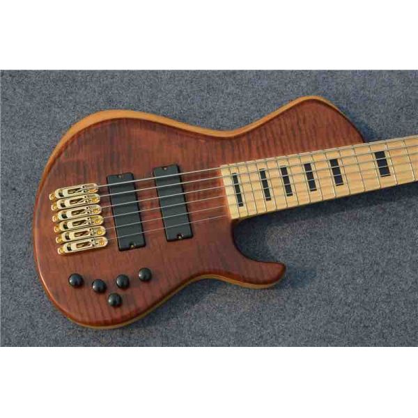 Custom Shop ELM Body Maple Fingerboard Bass Guitar China 6 String Bass Guitar Fingerboard Free shipping