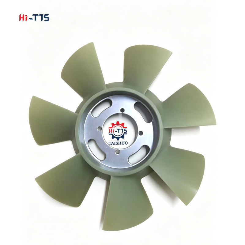 Heavy Duty 4D84 Diesel Engine Cooling Fan Blade 7 Blades 4 Holes Replacement Parts Fit Yanmar Mini Excavator