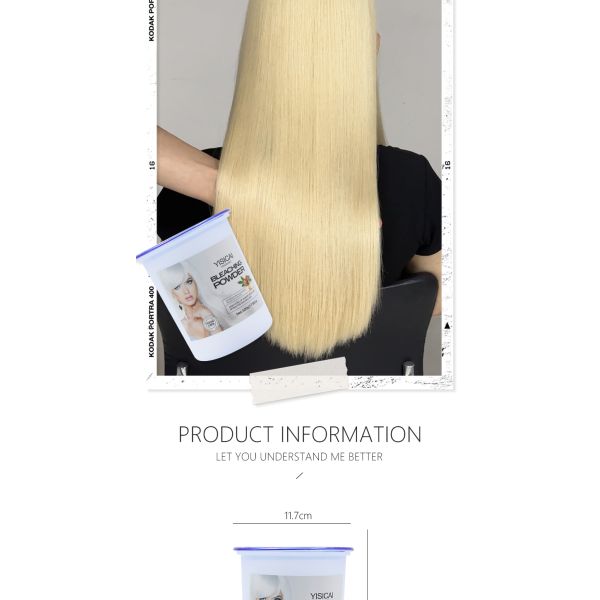 500g Keratin-Infused Organic Hair Bleaching Powder – Salon-Grade, Mild Non-Irritating, Factory Rate, Customizable & Free Sample