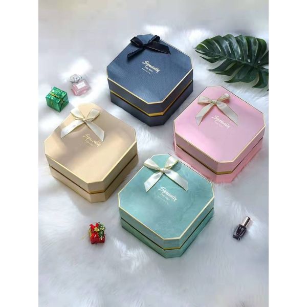 Пакет флакона духов пинка младенца картонной коробки подарка конфеты дня рождения косметический