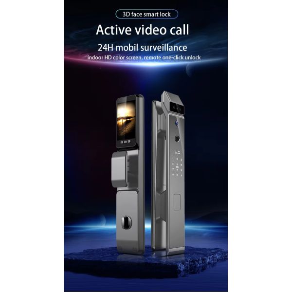 Fingerprint Wifi Bluetooth Lock for Smart Home Glass Door 40-90MM