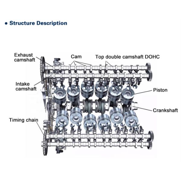 Excavator Spare Part BF4M1013 Deutz Diesel Engine Crankshaft 0429 4257
