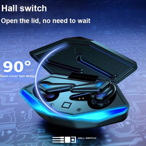 LED Flashing IPX4 Wireless Stereo Gaming Headset