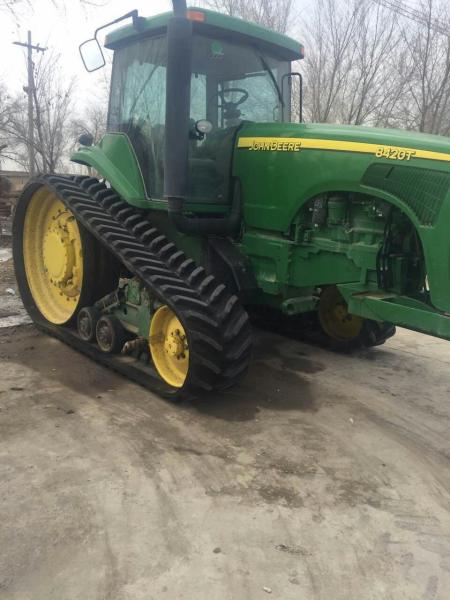 Trilhas de borracha da resistência de uso e desgaste para os tratores 8RT TF25  XP2X46JD de John Deere menos dano à terra