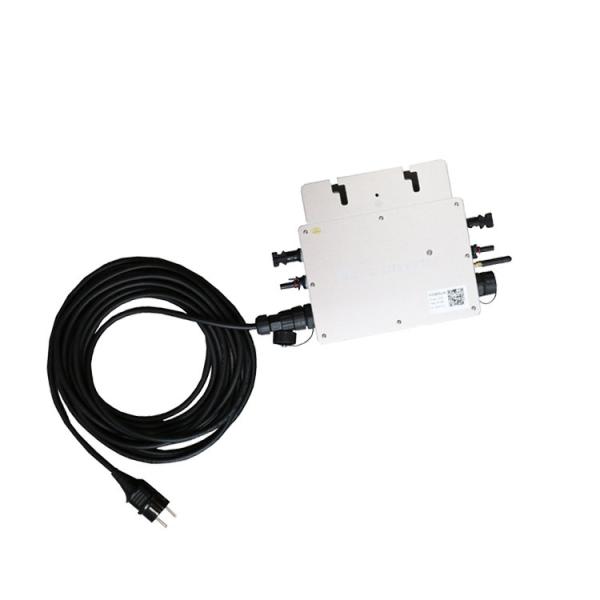 Silver Micro Grid Tie Inverter 700W Aluminum Alloy Wvc Micro Inverter