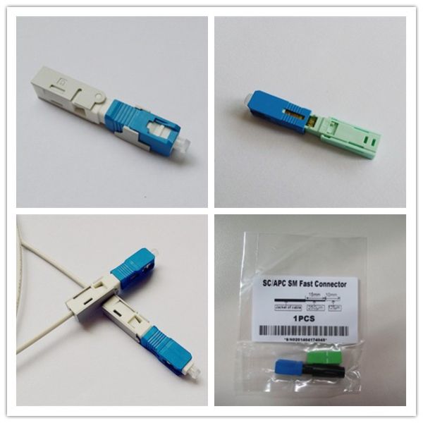 Pre - отполированное Pluggable волокно SC быстро - оптические разъемы для оптически поддержания сети