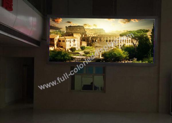 exposições de diodo emissor de luz de anúncio de 2mm para a estação da sala de reunião/metro