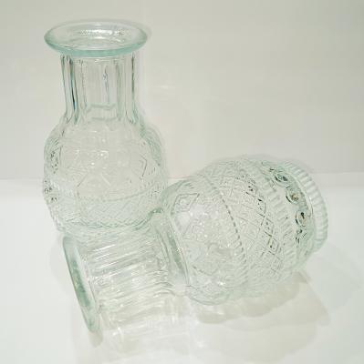 Transparent Bud Pot Bulk Custom Round Nordic Mini Cylinder Clear Glass Flower Vase
