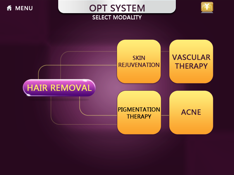 Acne Therapy IPL Laser Machine AC230V ± 10% Power Supply Vascular Treatment