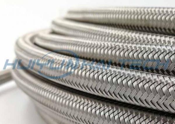 0.15mm 0.2mm 0.25mm trançou Sleeving de aço inoxidável à prova de explosões