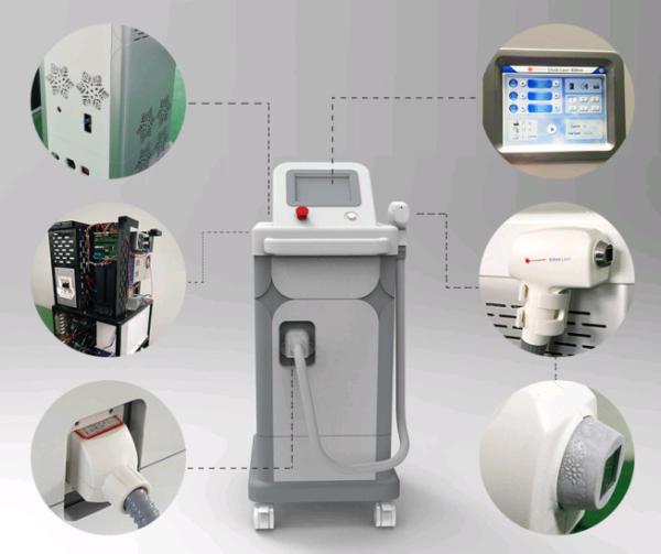 2018 hotsale Three wavelengths 755nm/ 808nm/ 1064nm diode laser hair removal system