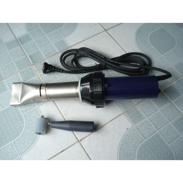 High Power 3400 W Hot Air Welding Machine 70mm Nozzle With Rubber Press Roller