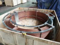 Échangeur de chaleur refroidi à l'eau pour refroidisseur d'huile | Radiateur d'huile hydraulique industriel | Conception résistante à la corrosion pour turbines/compresseurs d'air/systèmes de refroidissement