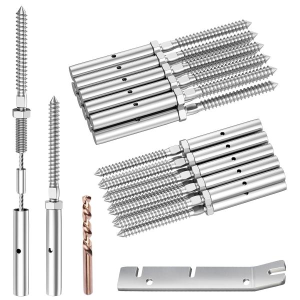 316 Stainless Steel Cable Railing Tensioner for Deck Railings