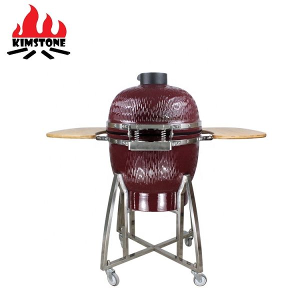 KIMSTONE Caja China Asador Asados Grill Xxl Holzkohle Grill Table Plancha Kamodo 21inch Pizza Akorn Bbq Ceramic Egg Kamado Grill