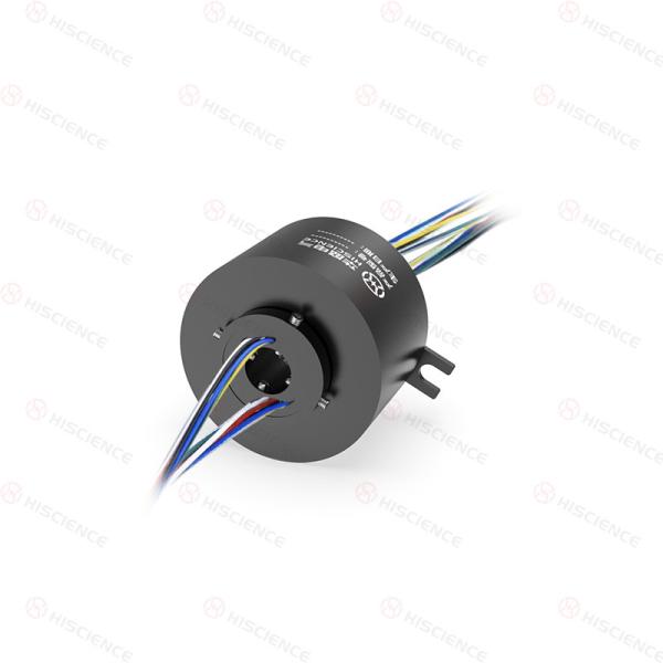 0-200RPM Through Bore Slip Rings 12 Circuits 10 A 16 Circuits Signal 2 Circuits Shielded