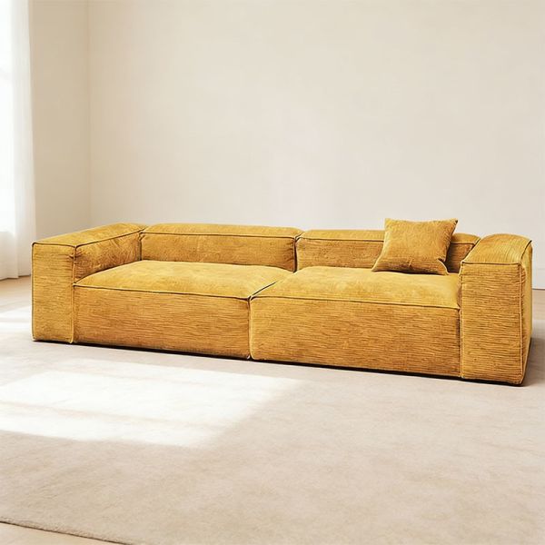 Luxury Home Office Furniture Vacuum Packaging Living Room Corduroy Compressed Modular Sofa Bed