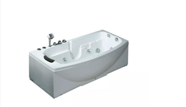 Banheiras compactas de cromoterapia Massagem Whirlpool Acrílico de borda fina