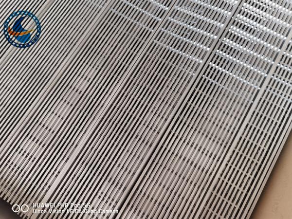 Painéis de tela de aço inoxidável 316L Slot 0,02 mm