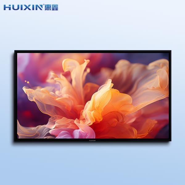 Premium 75 Commercial Displays High-performance 4K Smart TVs with Metal Chassis & 4mm Tempered Glass