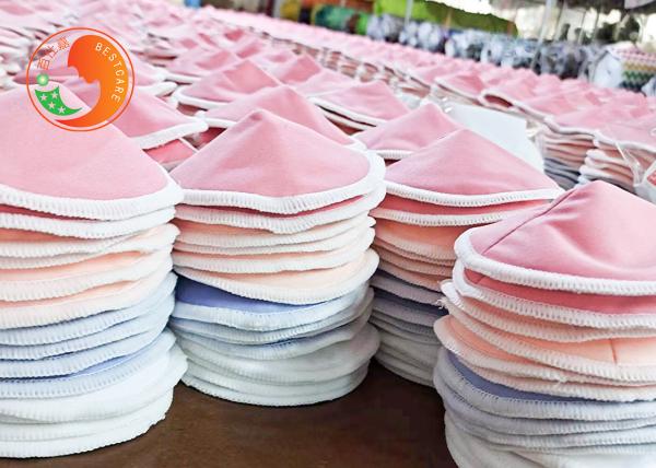Soft Washable Breast Pads 3D Contoured OEM Leakproof For Pregnant