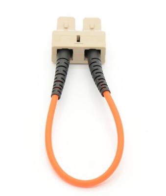 SC Singlemode Fiber Loopback Plug 1000 Times Durability For Telecom Equipment
