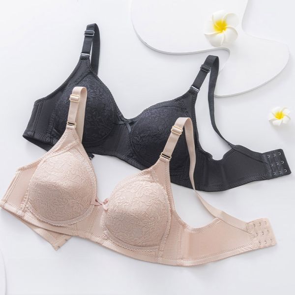C Cup Women Bra Wire Free Push up Factory Wholesale Cheap Price Ladies Lace Bra for Women
