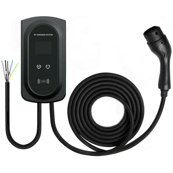 GBT Ac Wall Ev Charger 32a Wallbox Ev Charger Wall Mount Level 2 Ev Charger For Home