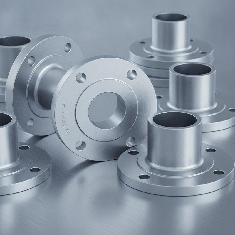Stainless Steel Type 321 and 321H Titanium Stabilized Welding Neck Flange Forged WN Flange