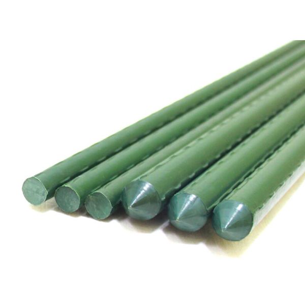 Metal Green Color Plant Sticks 60cm For Sunflower Tomato Stabilizer
