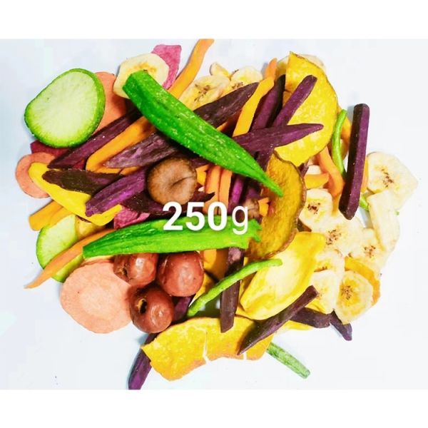 Hot Sale Mixed Dried Fruits and Vegetables Children Snacks Vacuum Fried Vegetable Chips Healthy Snack