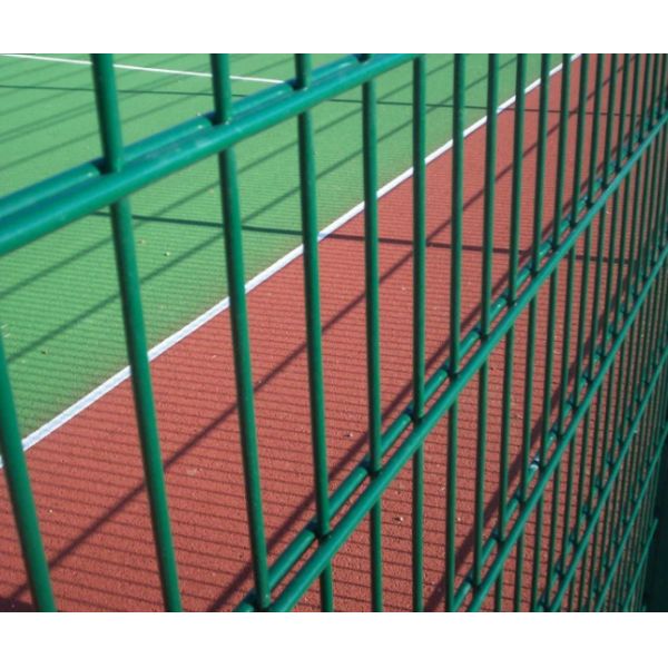 Гальванизированный двухсторонний зеленый винил покрыл загородку Ral 6005 сада провода