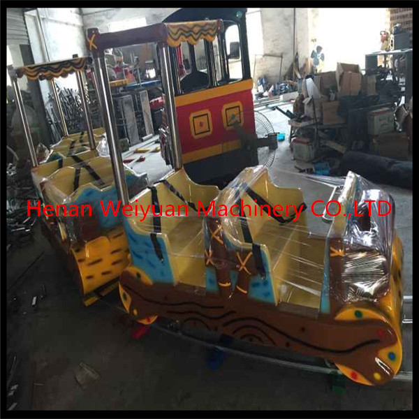 Customized Funny Playground For Children New Coming Electric Mini Track Train