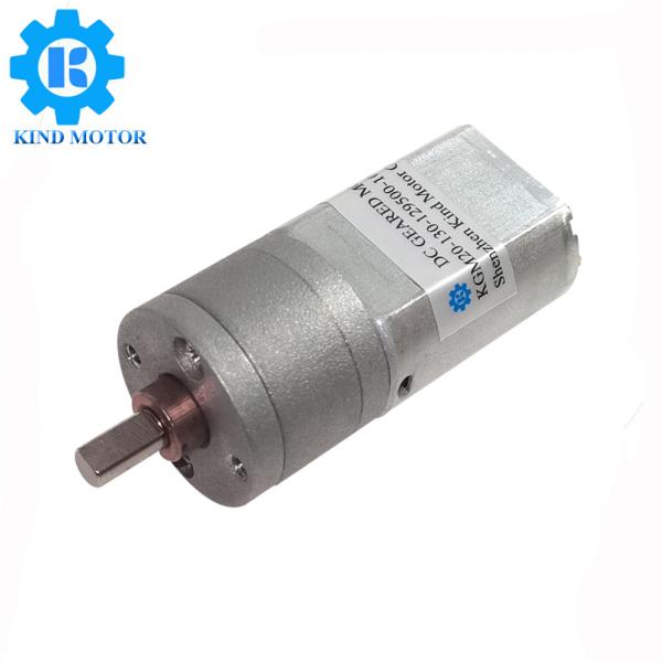 Carbon Brushed 12v Dc Motor High Torque , 45g 100 Rpm Dc Gear Motor