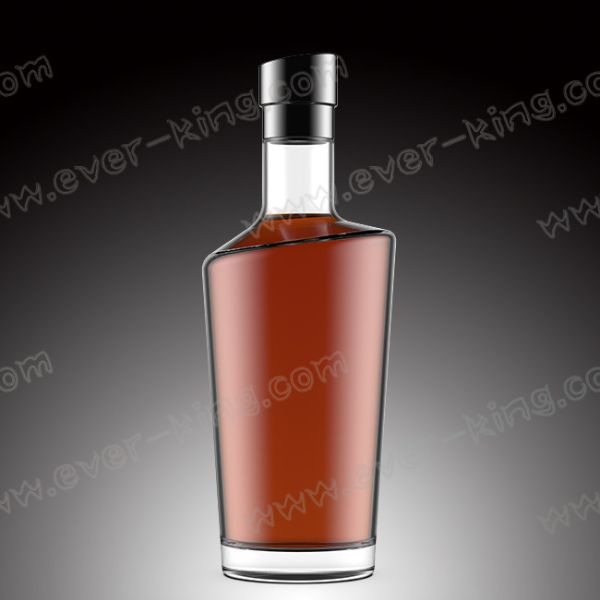 OEM 1500G Luxury Decaling Whiskey Glass Bottle