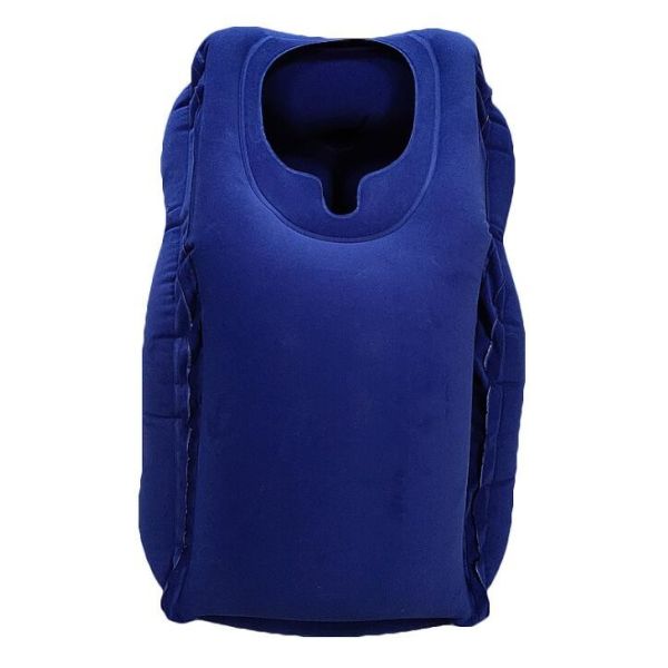 Ultralight Inflatable Travel Pillow , Inflatable Airplane Pillow For Neck Lumbar Support