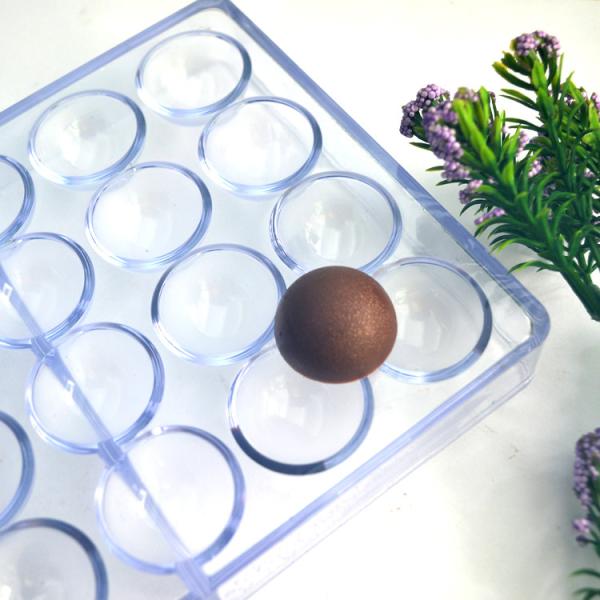 MHC Food Grade 3D Hard Plastic Chocolate Mold Professional Holographic Chocolate Mold Diy