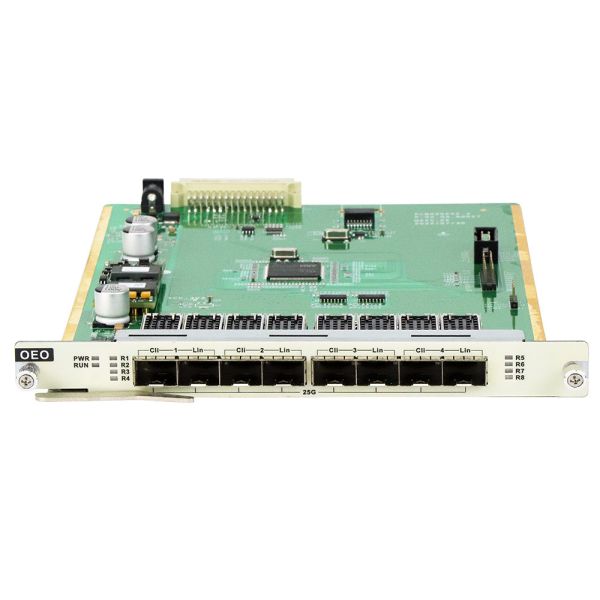10G DWDM OEO OTU Card 4*10G Transponder Client Side To Line Side Conversion CE