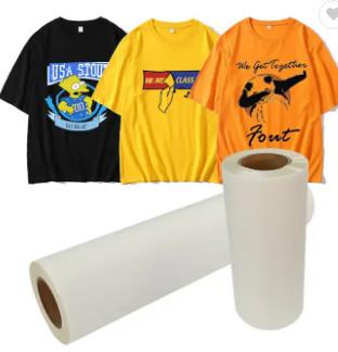 60cm 30cm o filme do ANIMAL DE ESTIMAÇÃO da transferência térmica para o vestuário das sapatas da camisa dos homens T da impressão de Dtf