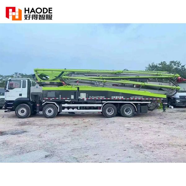Selling Used Zoomlion 2021 Concrete Pump Truck 37m 49m 52m 56m 62m 63m Second Hand Truck Mounted Concrete Pump Used Pump Truck