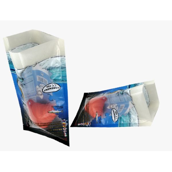 Frozen Food Grade Nylon Packaging Vacuum Bags 3 Sides Seal
